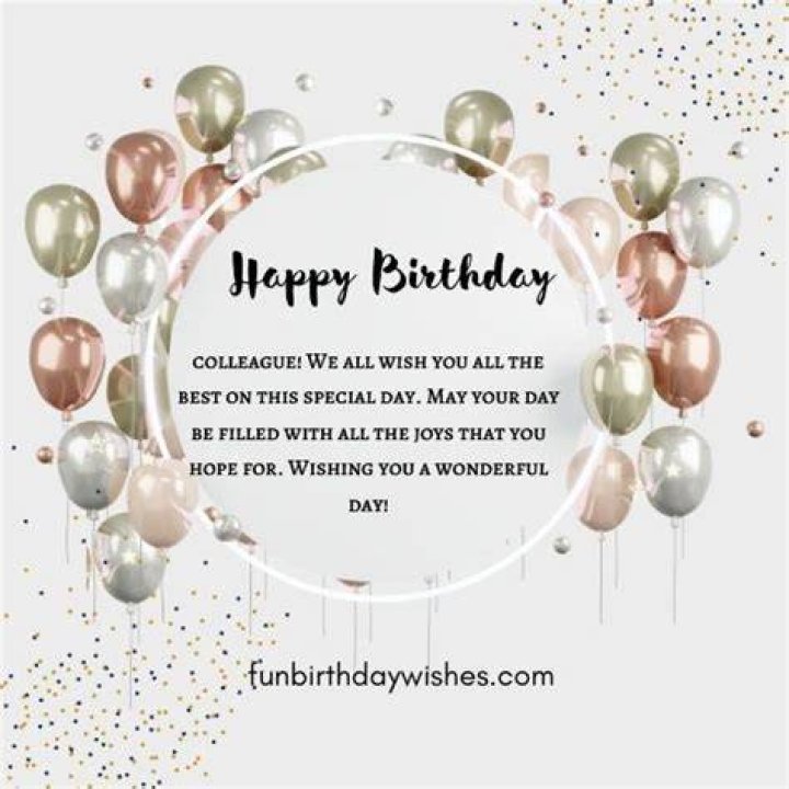 15 Birthday Wishes for Colleague Pictures and Graphics for different