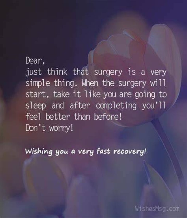 70+ Surgery Wishes, Messages and Quotes WishesMsg