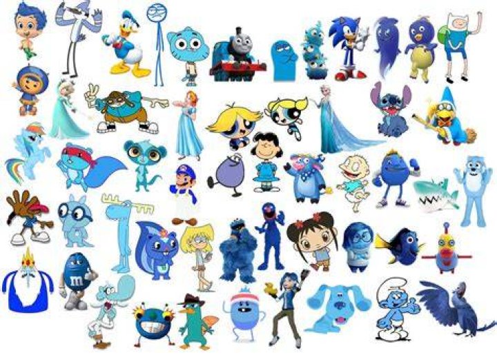 Blue Characters by GREENTEEN80 on DeviantArt