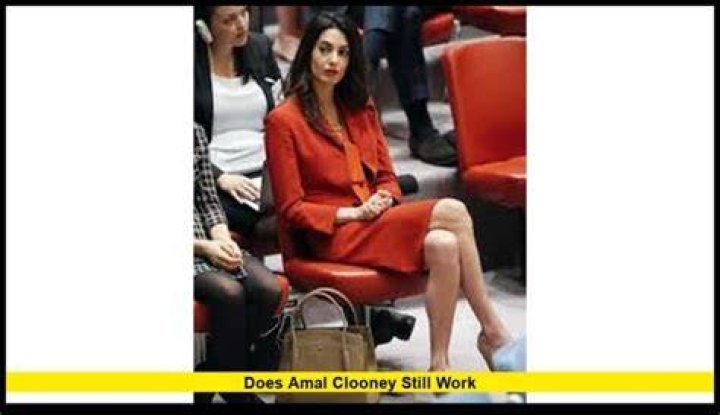 Does Amal Clooney Still Actively Engage In Legal Practice?