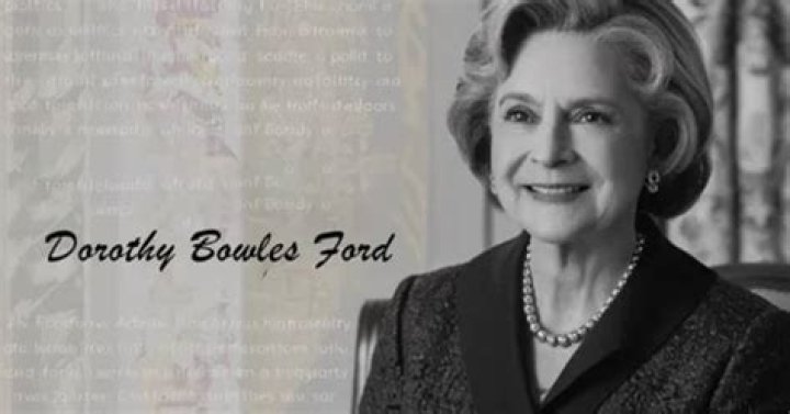 Dorothy Bowles Ford Biography, Age, Family, Career, Husband Thrill NG