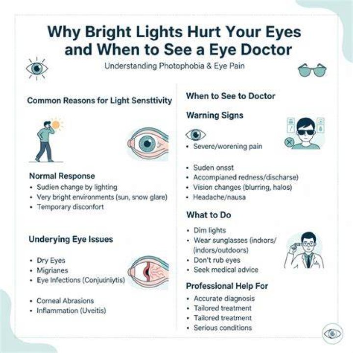 Eye Problems With Lights At Night
