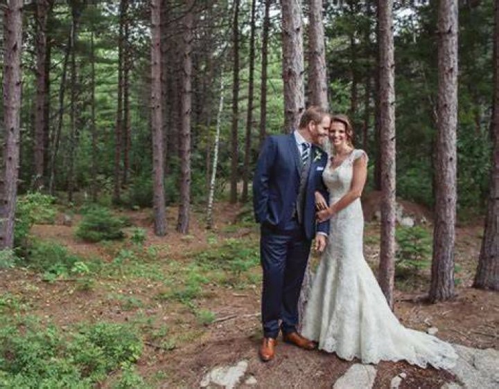 Josh Gates wife Hallie Gnatovich biography age, baby, wedding pictures
