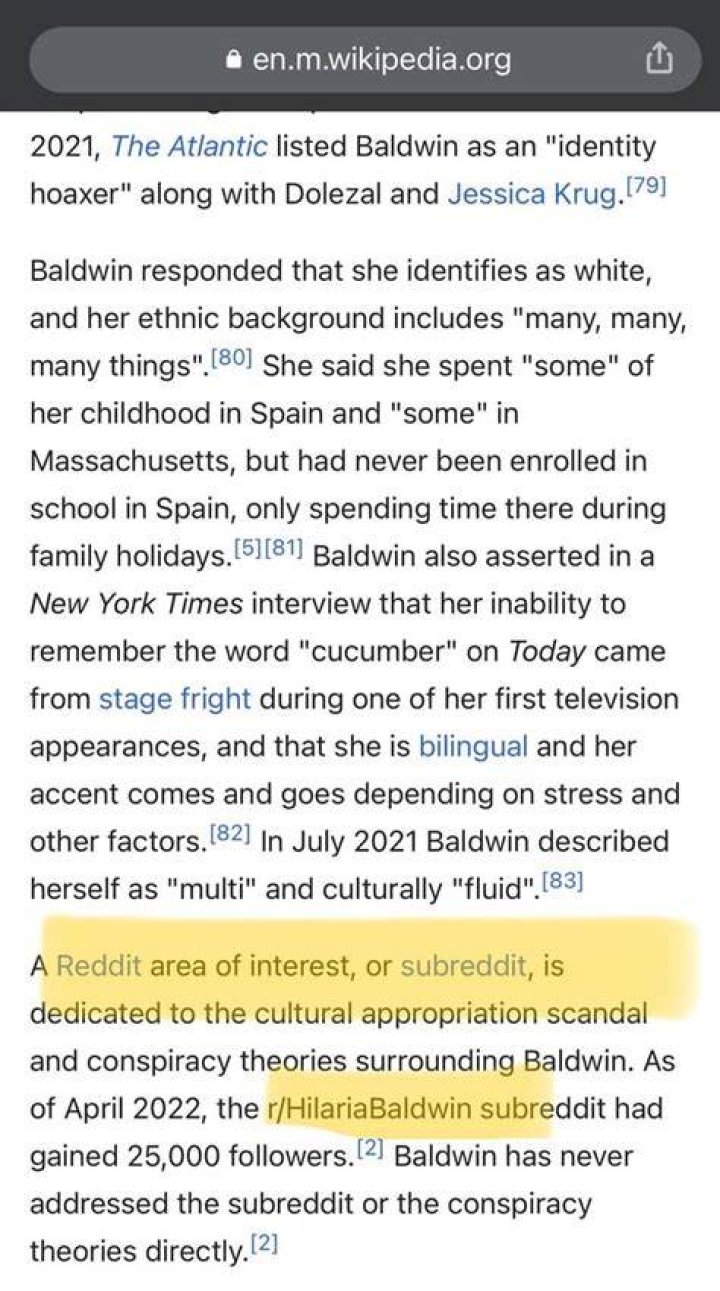 Know About Her Wikipedia Page