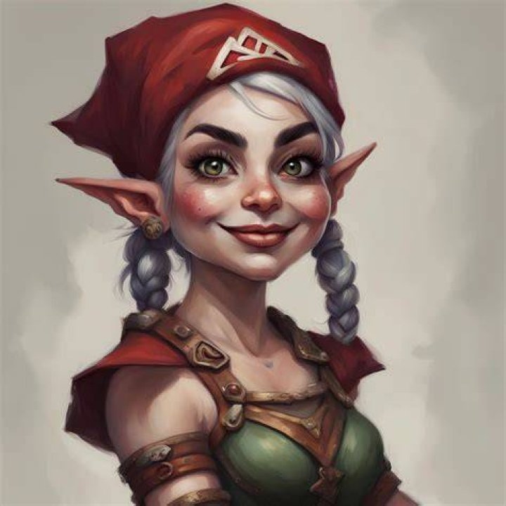 Kookie female gnome dnd portrait Google Search Female gnome