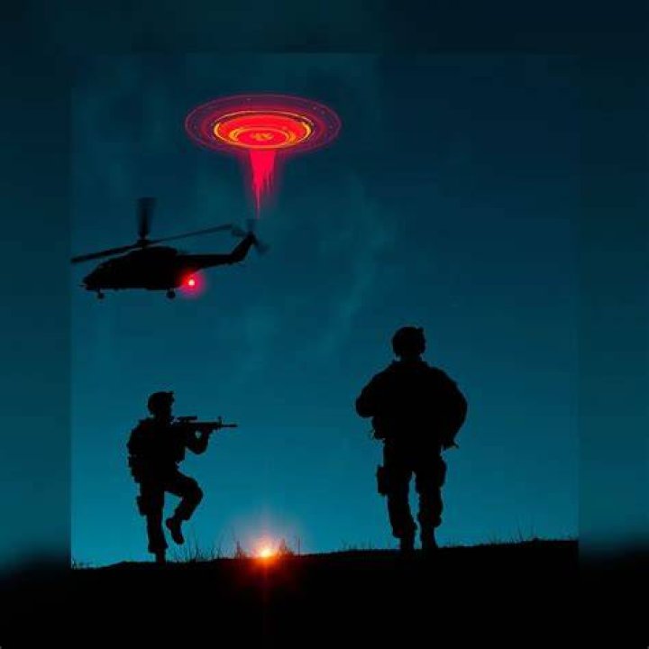Large US Military Covert Night Mission War Soldier Rifleman Infantry