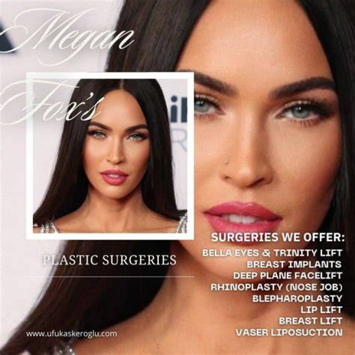 Megan Fox breast implants height and weights
