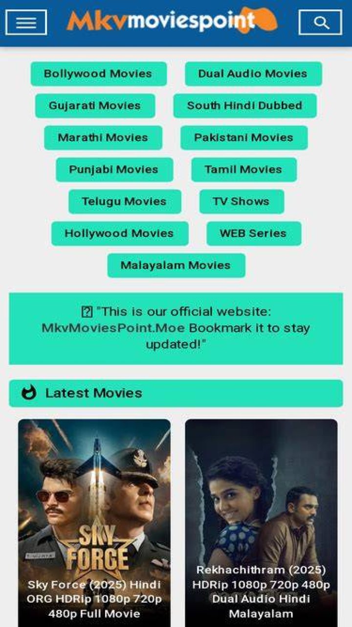 Mkvmoviespoint Bollywood, Hollywood, Telgu Dual Audio 200MB Movies
