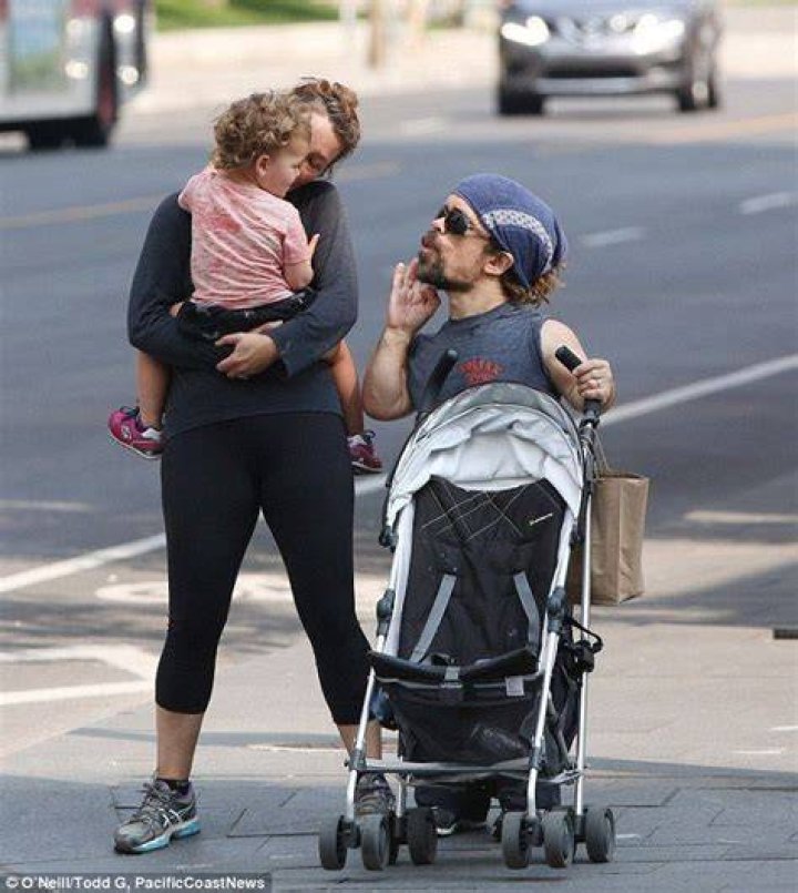 Peter Dinklage takes a stroll with adorable daughter Zelig in Toronto