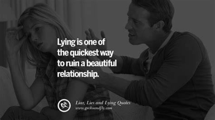 Powerful Quotes On Lying In Relationships
