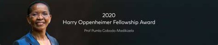 Pumla GobodoMadikizela wins the Harry Oppenheimer Fellowship Award