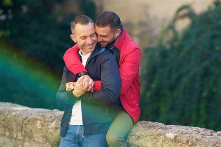 Two Men Hugging &middot; Free Stock Photo
