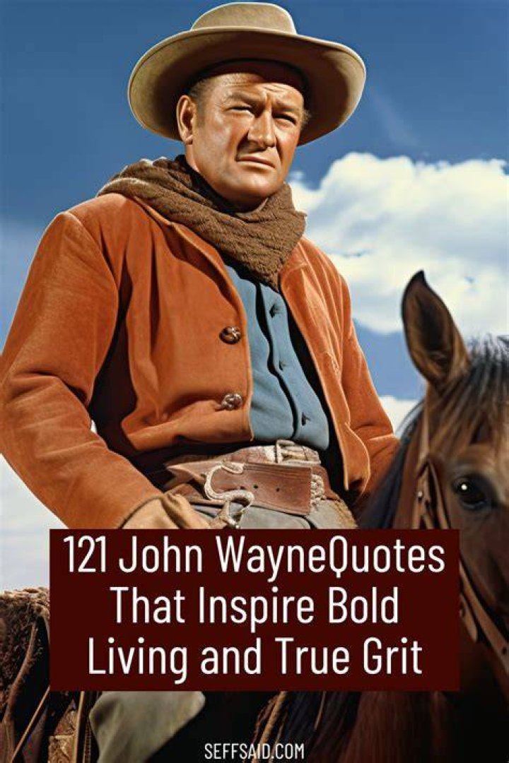 Unforgettable John Wayne Sayings: Wisdom And Grit